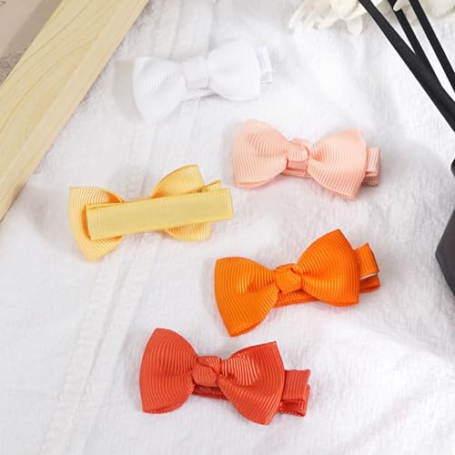 CÉLLOT Baby Girls Hair Clips 25PCS Fully Lined Tiny 2" Hair Bows Alligator Clips for Infants Toddlers - Image 5