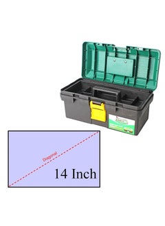 Malfah Enterprises Malfah Enterprises Tool Box Anti Broke Plastic 14 Measured Diagonally Like Tv Screen for Professionals Diy Use in Home Workshop Garage Hanbon 120314  - Image 2