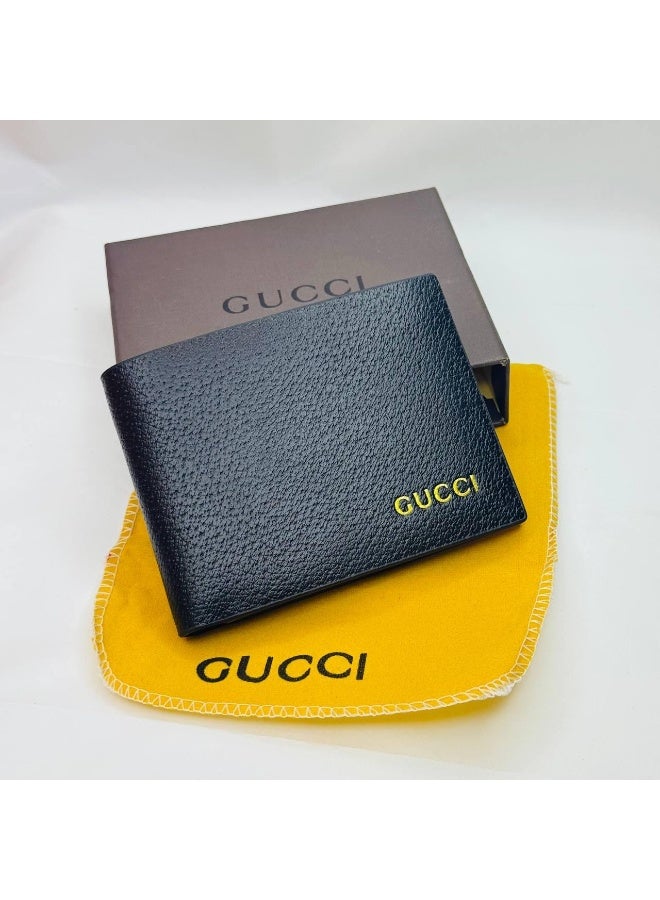 GUCCI wallet leather Gucci black