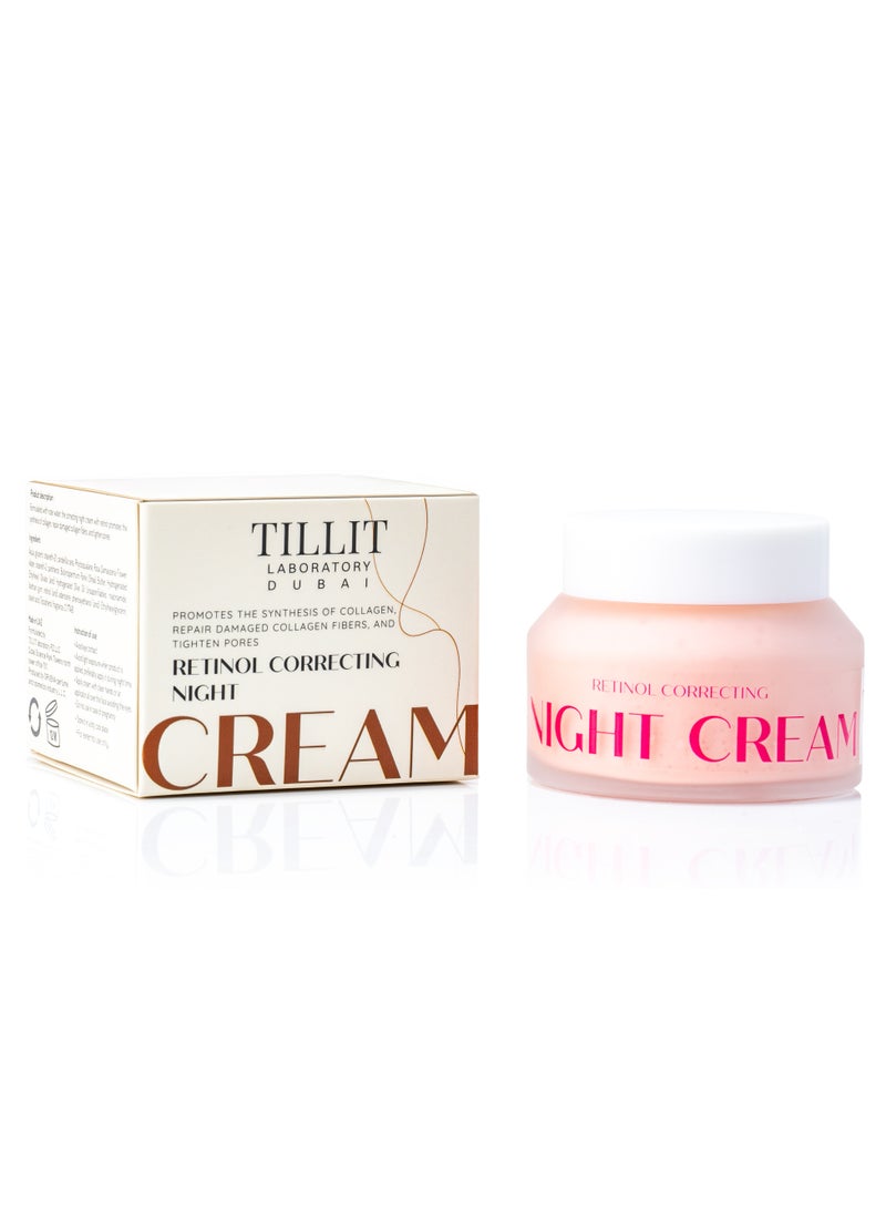 TILLIT LABORATORY - Retinol correcting night cream for smooths and renews 50 ml - Image 1
