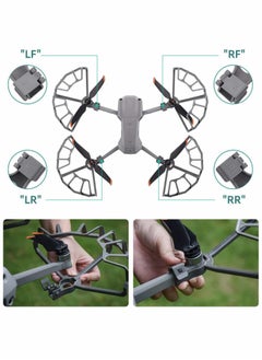 SYOSI Propeller Guard, Blade Guard, Propeller Guard Ring, Anti-Collision Bumper Ring for Mavic Air2, for Dji Mavic Air 2 Drone 360° Propeller Protection Cover, Propeller Protective Safety Accessory  - Image 1