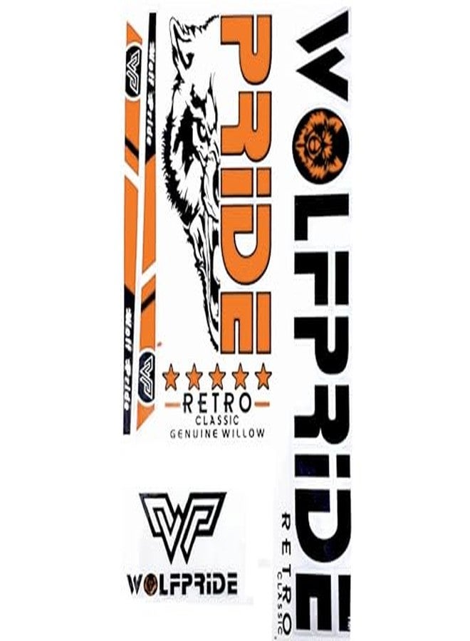 Wolf Pride Vinyl Cricket Bat Sticker - Image 1