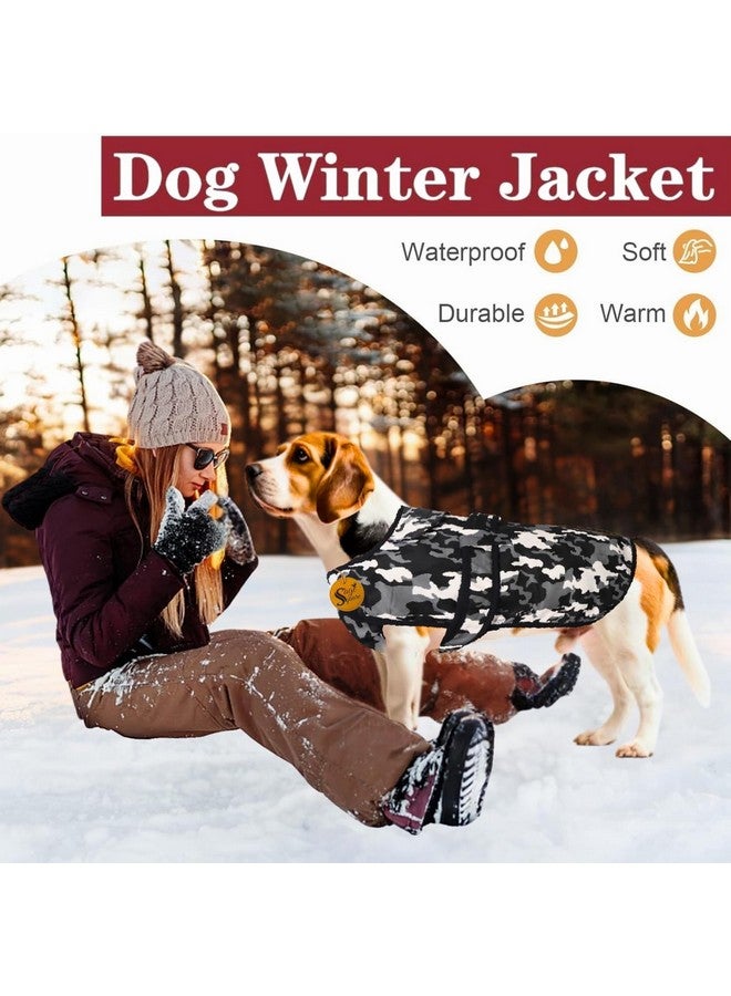 Sage Square Dog Winter Ultra Warm Camouflage Army Coat Thicker Fleece Dog Hoodie Vest for Cold Weather, Random (Camouflage, M - 16 Inch) - Image 5