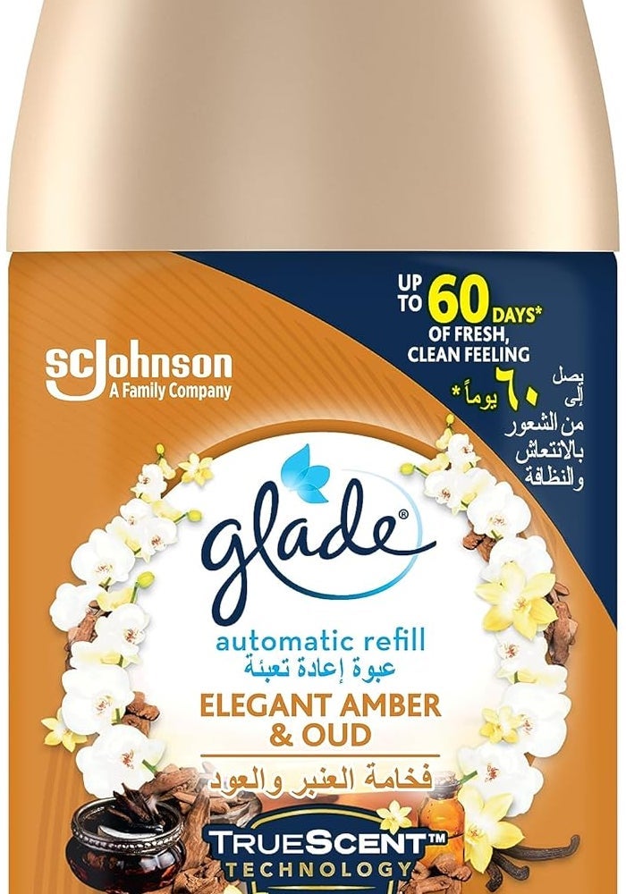 Glade Automatic Refill Elegant Amber & Oud, 269ml - Continuous Freshness for 60 Days - Image 1