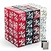 Luck Lab MTG Magic Life Counter Dice 48 PCS Compatible wMagic Card Game Accessories CCG Creature Stats w 2 Dice Bags Red Pearl Red Swirl White Pearl Black Pearl 16 mm - Image 2