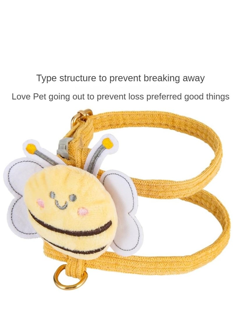 A.M - Cat Harness | Small Cat Harness Bite Resistant Escape Proof,120cm Easy Control Traction Rope for Puppy Rabbit Kitten Soft Leash - Image 1