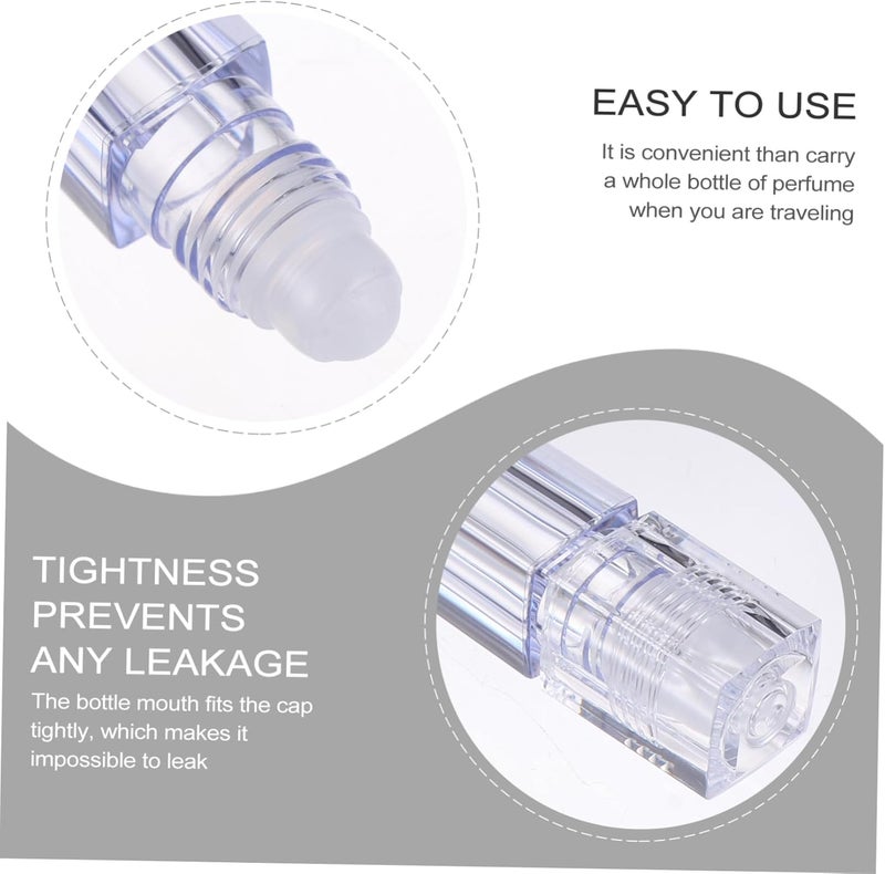 6.5ml Square Lip Gloss Bottle Roll-on Bottle Set Refillable Travel Size - Image 3