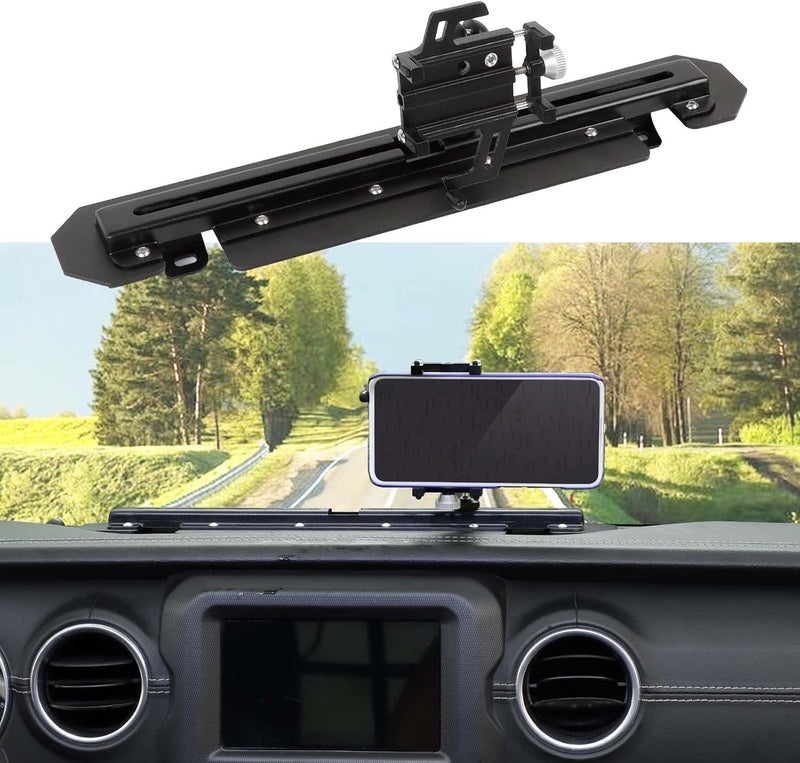 Jimen حامل هاتف جيمين للوحة القيادة لجيب رانجلر وغلايديتور - Image 1