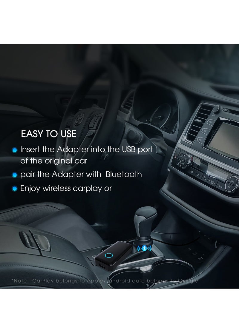 DriveLink - 2023 New Wireless Car Adapter for iPhones Wired CarPlay to Wireless CarPlay Suit for 2018 To 2022 Autos - Image 1