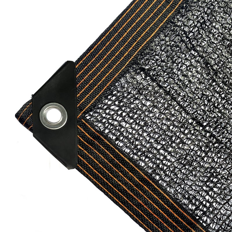 winemana 50% Black Shade Cloth, 8 x 20 FT Durable Mesh Tarp with Grommets, Garden Sunblock Shade Cloth Shading Antifreezing for Plants Cover, Greenhouse, Barns Kennel, Patio, Tomatoes - Image 2