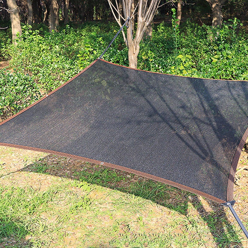 winemana 50% Black Shade Cloth, 8 x 20 FT Durable Mesh Tarp with Grommets, Garden Sunblock Shade Cloth Shading Antifreezing for Plants Cover, Greenhouse, Barns Kennel, Patio, Tomatoes - Image 5