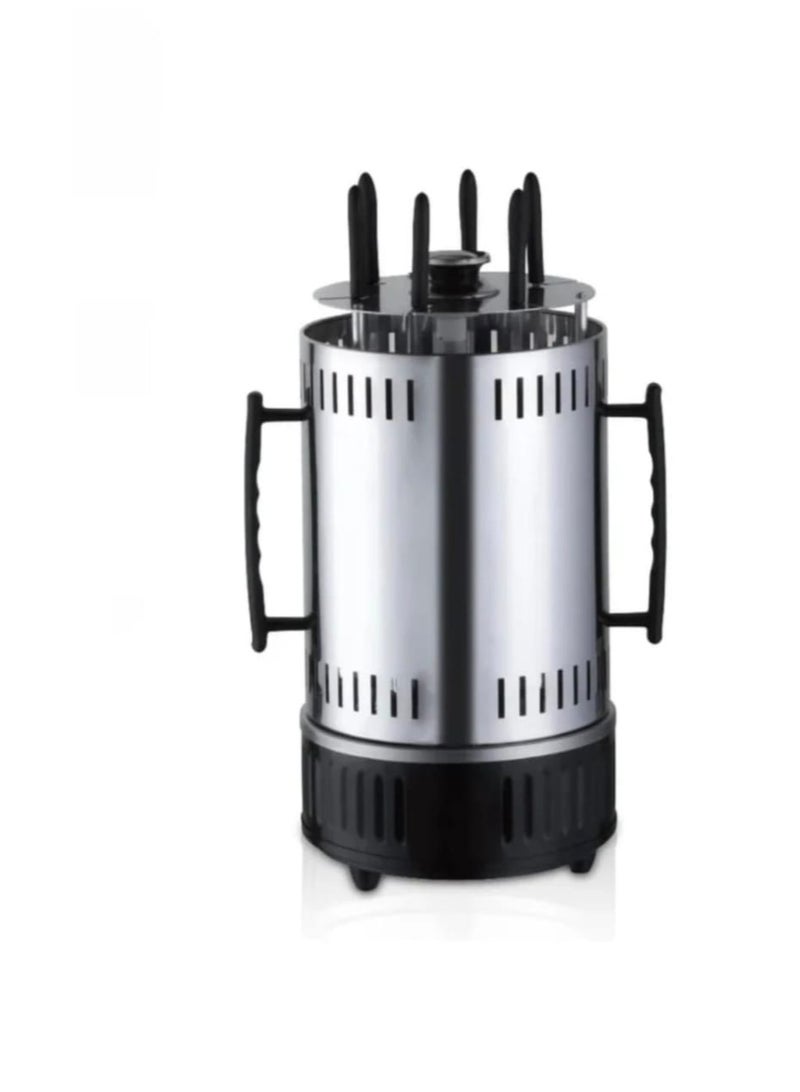 شواية كهربائية عمودية وصانعة كباب - فرن شواء بدون دخان من الفولاذ المقاوم للصدأ مع أسياخ دوارة، شواية داخلية قائمة بذاتها - Image 3