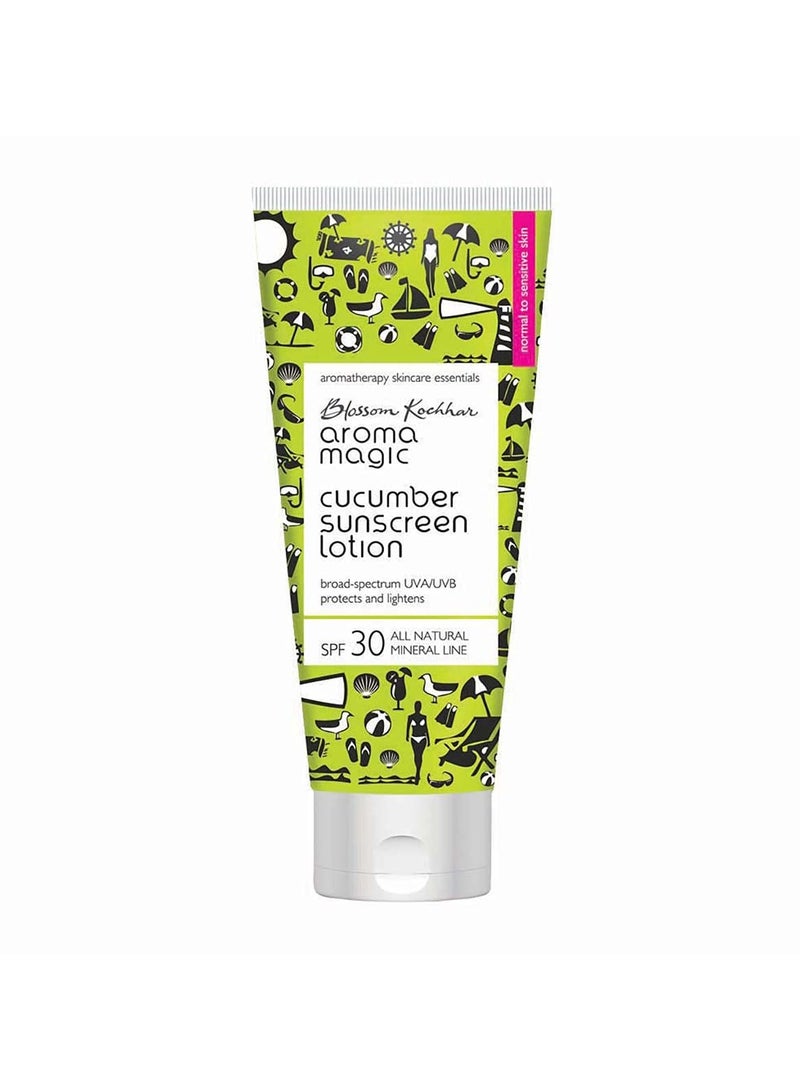 Aroma Magic Cucumber Sun Screen Lotion SPF 30 100ml - Image 3