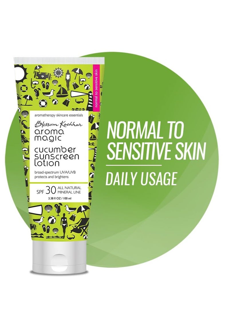 Aroma Magic Cucumber Sun Screen Lotion SPF 30 100ml - Image 1