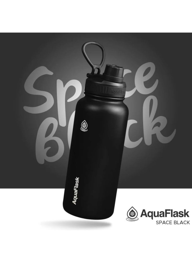 AquaFlask Insulated Stainless Steel Water Bottle, 40oz/1200ml, Double-walled Vacuum Thermos for Hot and Cold Drinks, 12-hour hot or 24-hour cold retention, BPA-free, for Gym and Work - Image 3