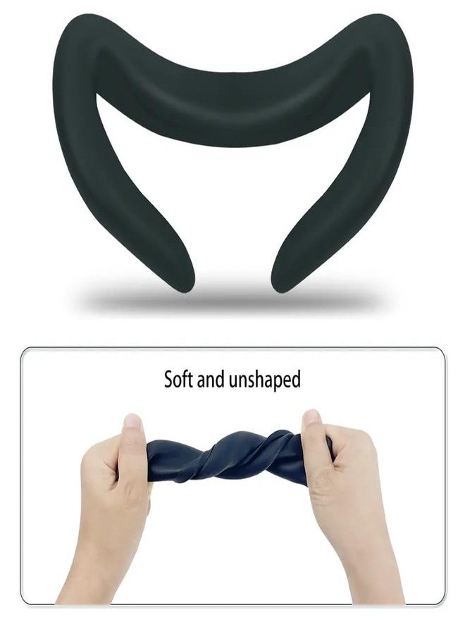 TNE Face Cushion Cover, Nose Guard/Light Blocker, Outer Shell, Thumbstick Caps, Lens Pad for Meta Quest 3 | Silicone Face Pad Cover, Front Cover, Lens Dust Protector Accessories for VR Headset (Black) - Image 4