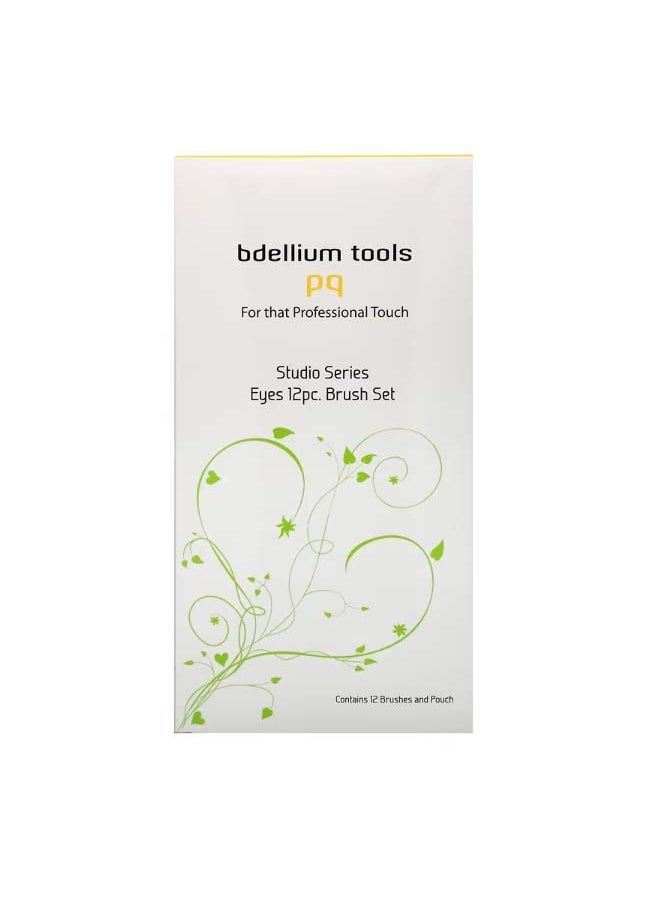 Bdellium Tools - Studio Series Eyes Brush Set and Pouch 12 Pc Set - Image 1