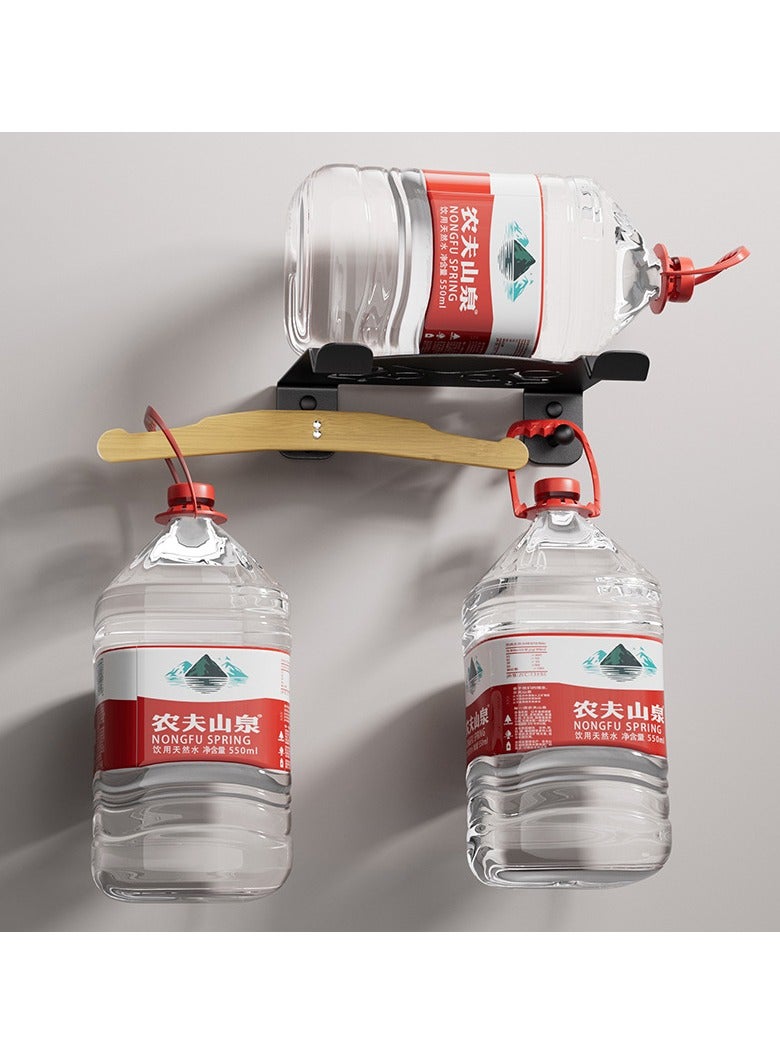 Bicycle Hanger Wall Mounted Parking Rack Indoor Parking Display Trailer Rack Mountain Road Bike Hook Helmet Rack (Black) - Image 3