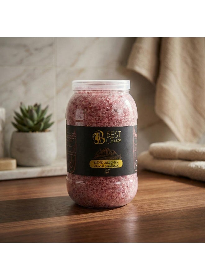 Best Choice Dead Sea Salt Premium Natural Bath Salt 5Kg Jar for Skin Body Hair Care and Relaxation - Oud - Image 2