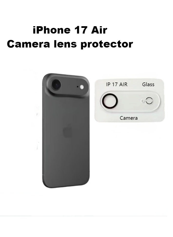 iPhone 17 Air Tempered Glass Camera Protector Sticker, 9H Hardness Transparent HD Protective Tempered Glass - Image 2