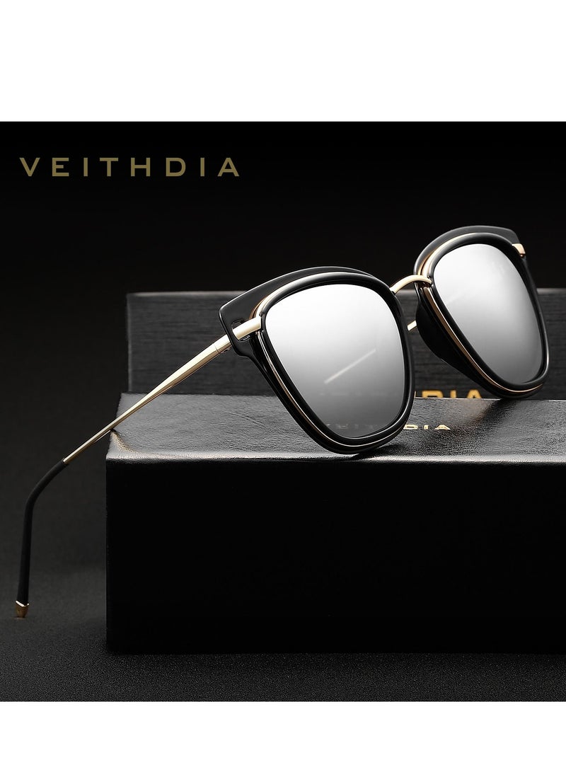 Veithdia Original VEITHDIA Sunglasses For Women Mirror Lenses Polarized UV400 Protection Category 3 Suitable for driving Cat Eye Style  - Image 4