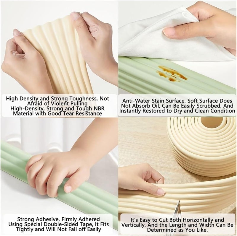 oldlaiben Safety Edge Corner Protector 2M - Foam Safety Strips for Baby and  Furniture - Image 3