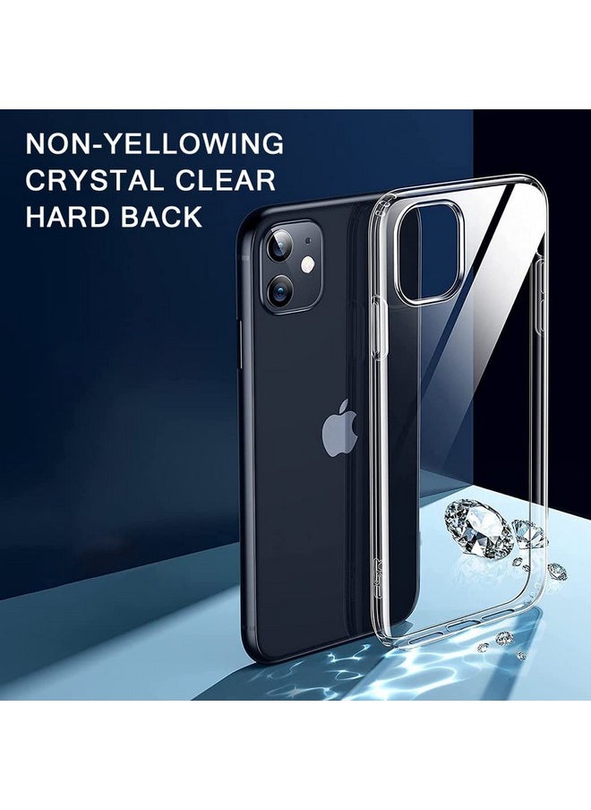 ذا جيفت كارت جراب خلفي فائق الهجين من TheGiftKart لهاتف iPhone 11 | تصميم مقاوم للصدمات | حماية الكاميرا من الصدمات | جراب خلفي صلب ممتص للصدمات لهاتف iPhone 11 (PC & TPU، ظهر شفاف للغاية، جوانب شفافة)  - Image 4