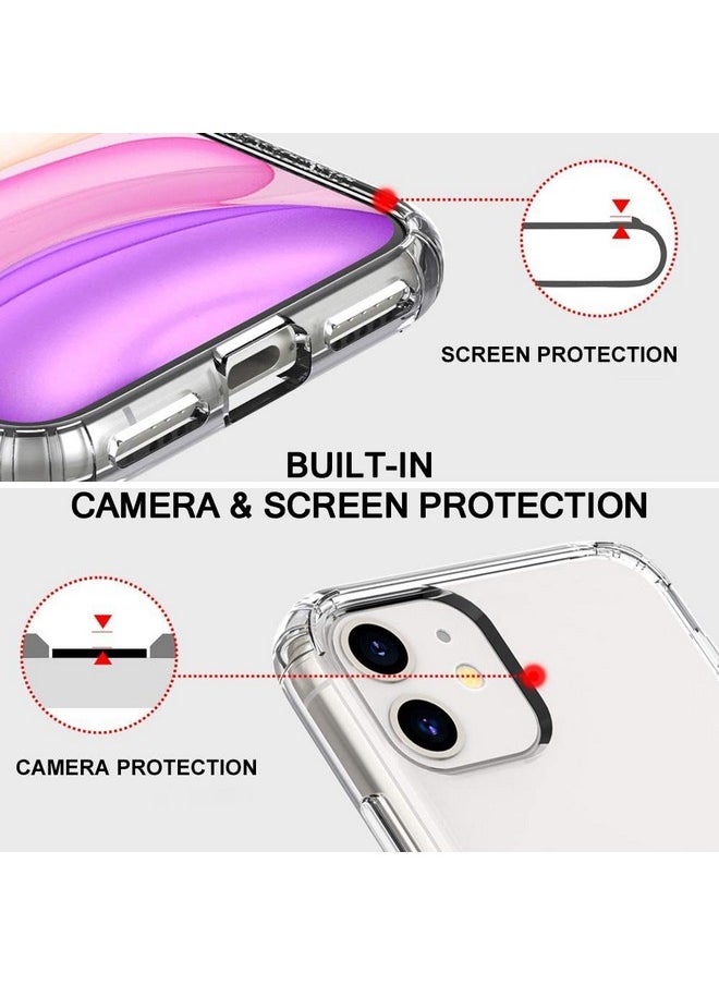 ذا جيفت كارت جراب خلفي فائق الهجين من TheGiftKart لهاتف iPhone 11 | تصميم مقاوم للصدمات | حماية الكاميرا من الصدمات | جراب خلفي صلب ممتص للصدمات لهاتف iPhone 11 (PC & TPU، ظهر شفاف للغاية، جوانب شفافة)  - Image 3