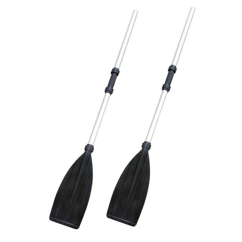 in stock fast-hair aluminum alloy boat oar rowing paddle rubber boat oar plastic boat pulp kayak oar inflatable boat oar board(2 paddles, 1.25 m) - Image 1