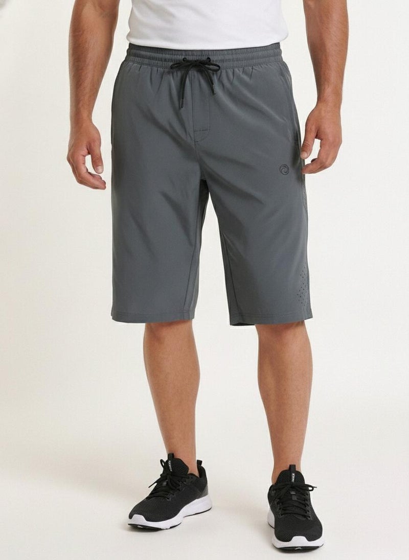 Prima Ace Men's 3/4 Pants Gym Addict Premium Grey - Image 1