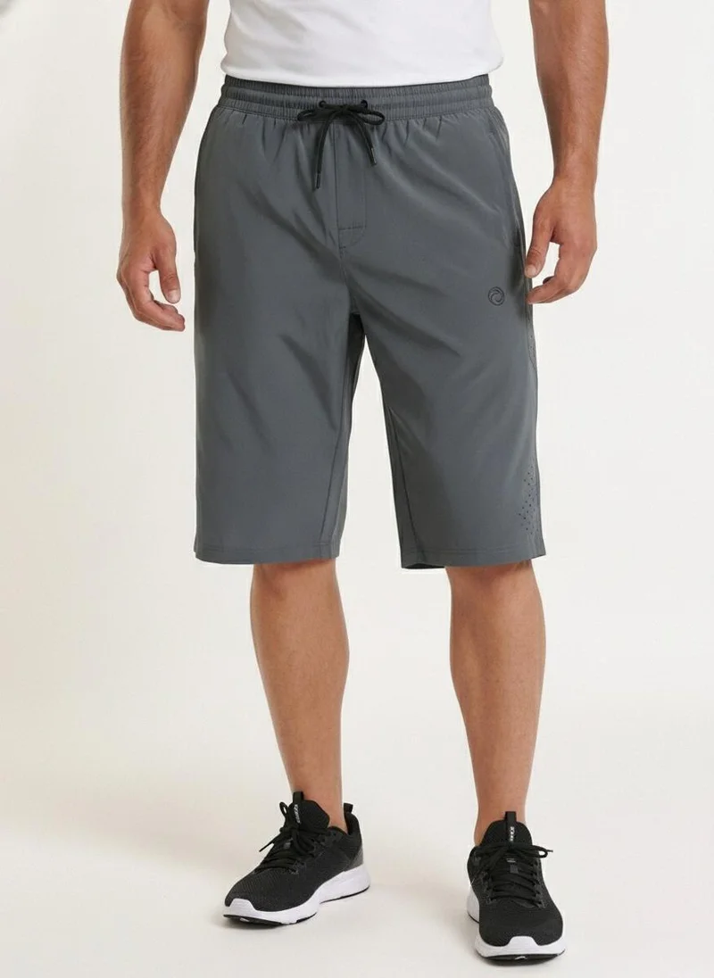 بريما إيس رجالي 3/4 Pants عشاق الجيم بريميوم Grey