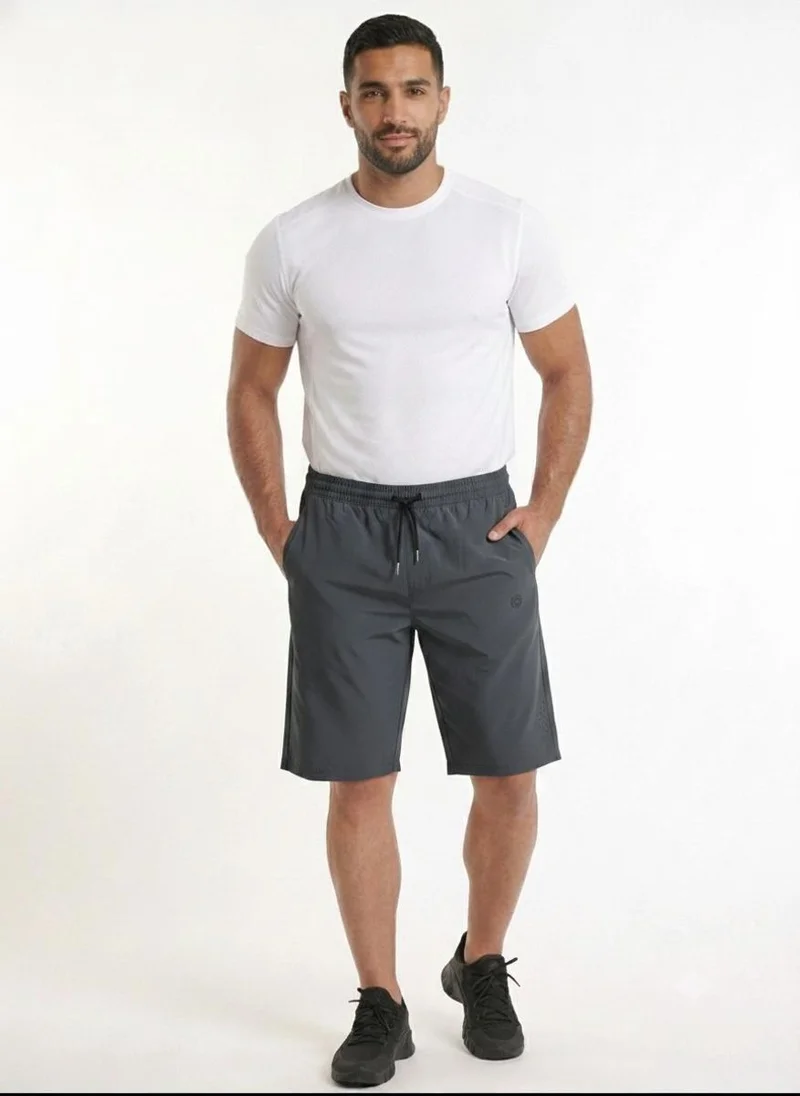 Prima Ace grey Men's Long Short Gym Addict Premium Grey for Men | Best Price UAE