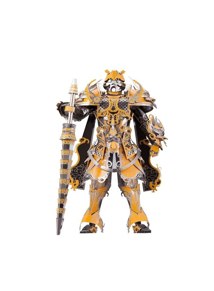 1-Piece 3D Metal Puzzle Mythology King Kong Model Building Toy,DIY Laser cuts Assemble Jigsaw Toy,Desktop Decoration Gift for Adults - Image 5