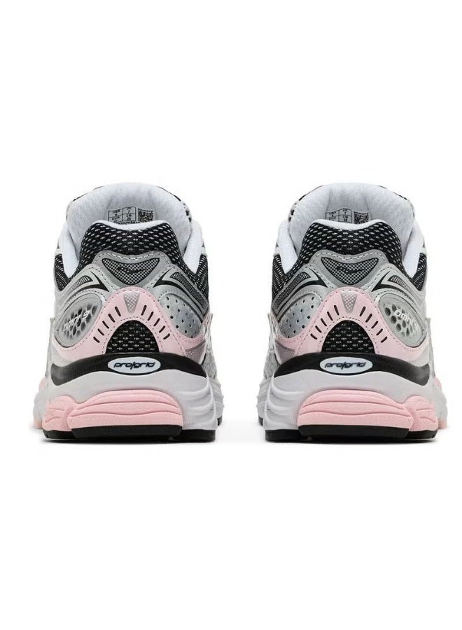 Saucony ProGrid Omni 9 Women's Running Shoes | Breathable Mesh Stability Sneakers | Premium Cushioned Athletic Sports Shoes for Walking, Running, Jogging, Gym & Training | White Pink - Image 4