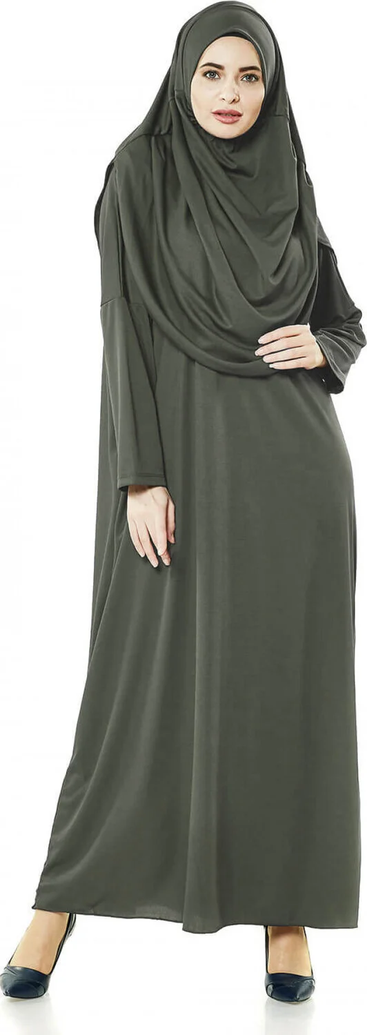 ايهفان Ihvan 5015 One Piece Khaki Prayer Dress Standard Size