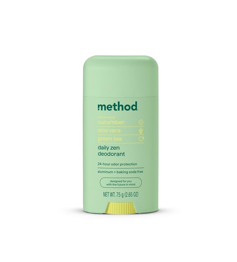 Method Deodorant, Daily Zen, Cucumber, Seaweed + Green Tea notes, 24 Hour Odor Protection, 2.65 oz - Image 1