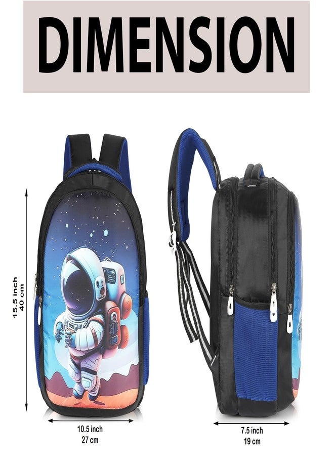 RBM Kids School Backpack For Nursery To Class 2 | 15.5 Inch Lightweight Waterproof Bag | Cartoon Printed School Bag For Boys & Girls (BAG07) - Image 4