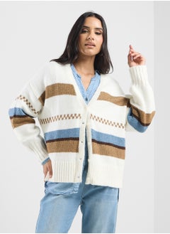 VANS Valerie Stripe Cardigan  - Image 1