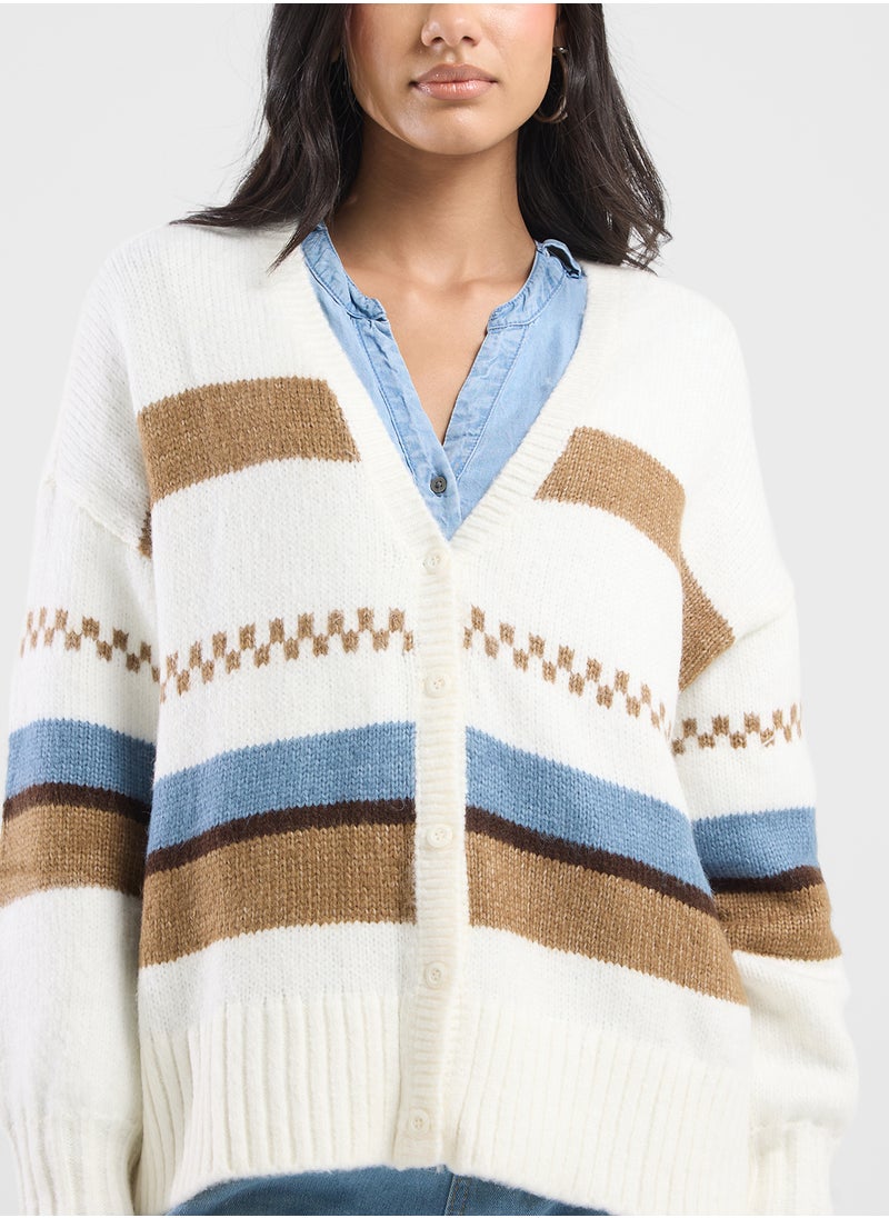 VANS Valerie Stripe Cardigan  - Image 3