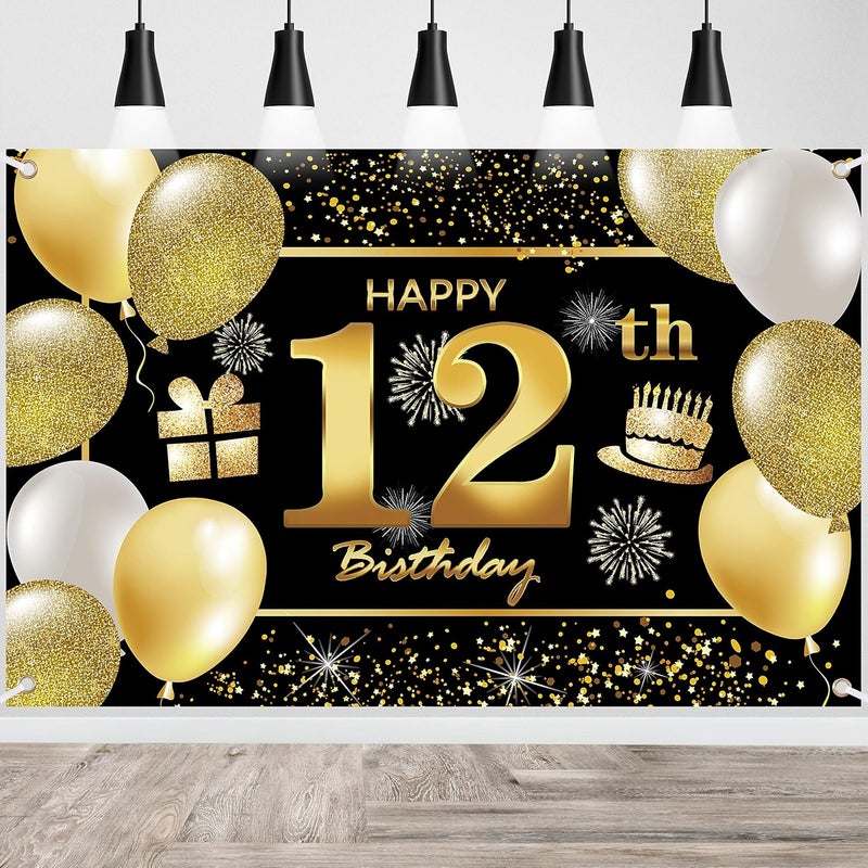 IMISI 12th Birthday Banner Decoration - Image 1
