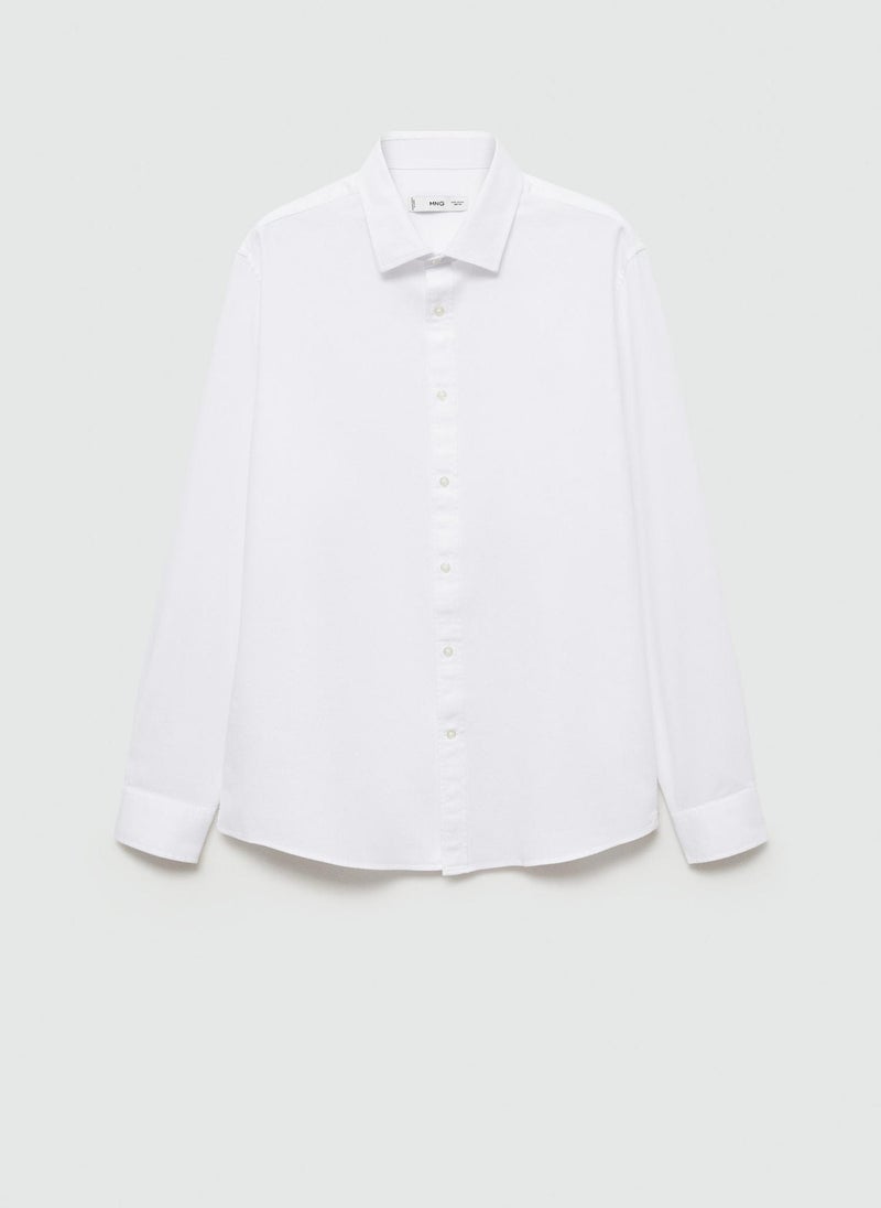 Mango Man - Structured Slim Fit Shirt - Image 1