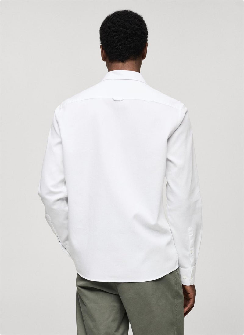 Mango Man - Structured Slim Fit Shirt - Image 1