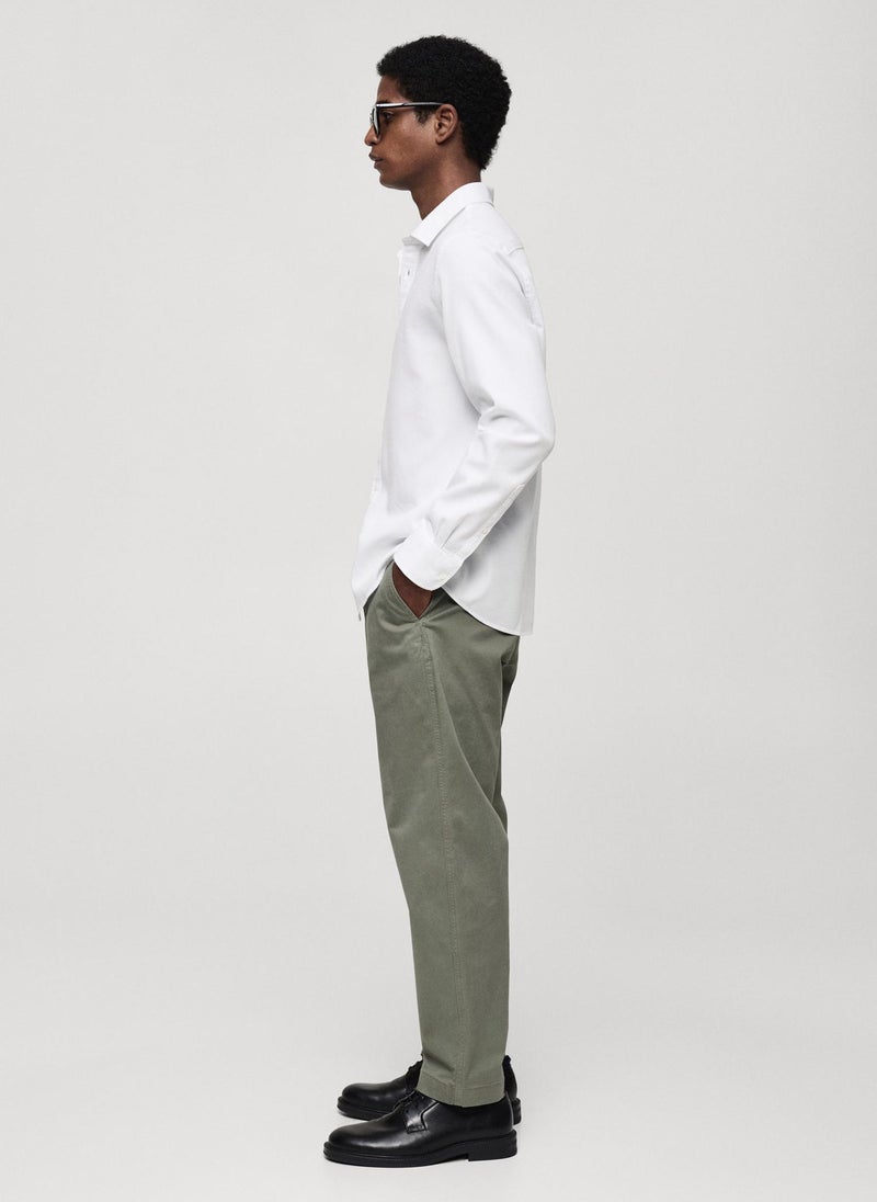 Mango Man - Structured Slim Fit Shirt - Image 1