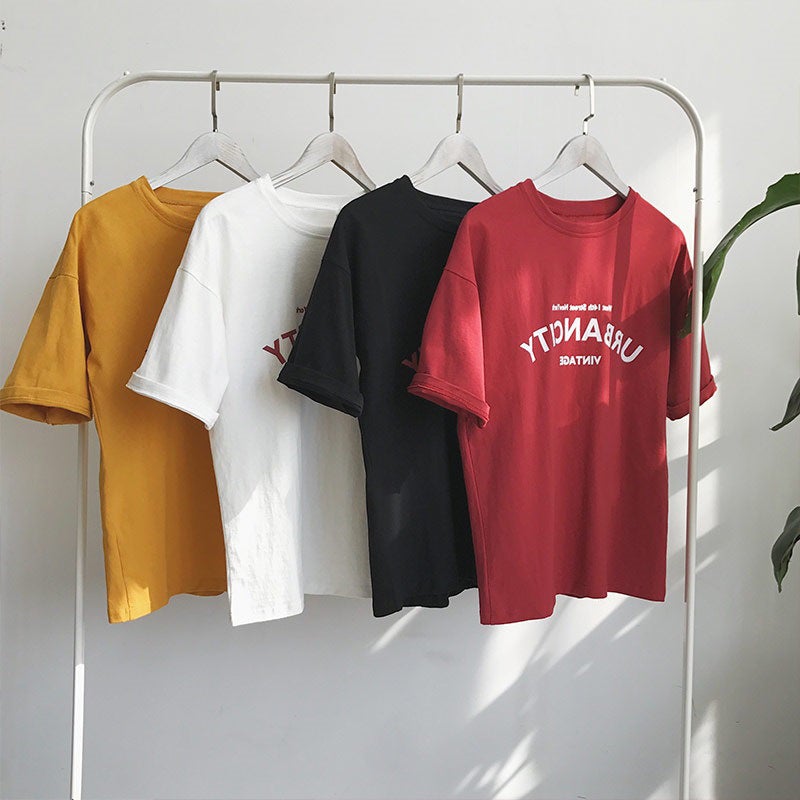 Short-Sleeved T-Shirt for Women 2025 New Summer Fresh Style Plus Size Ins Women's Top Half-Sleeve Loose Student T-Shirt Trendy - Image 3
