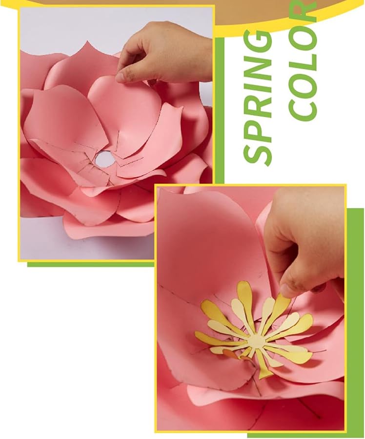 طقم حرف الورق الزهري للتزيين الإبداعي مشاريع المدارس حرف العطلات - Image 5