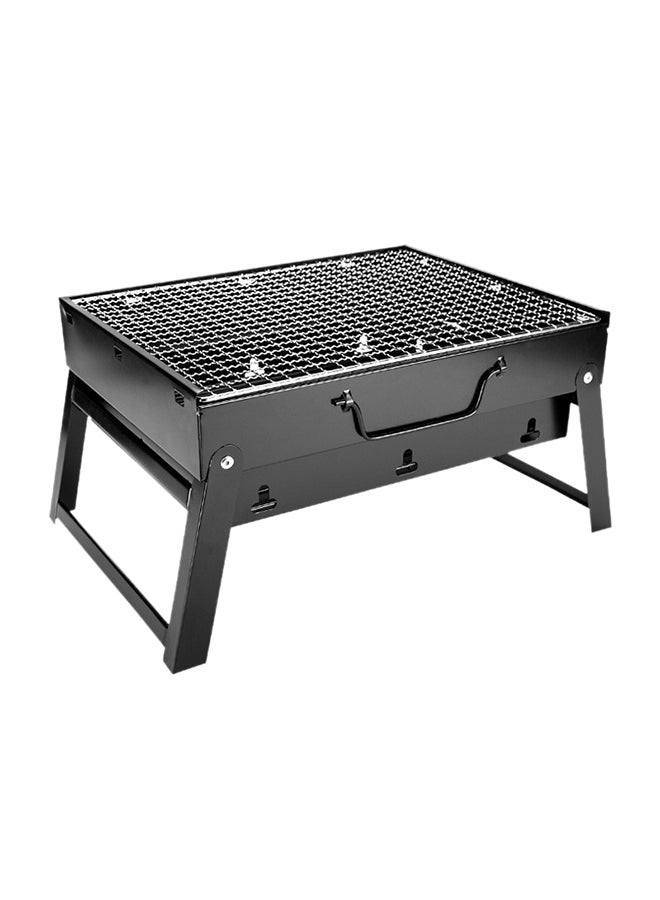 Toshonics Stainless Steel Folding BBQ Charcoal Grill Black - Image 1