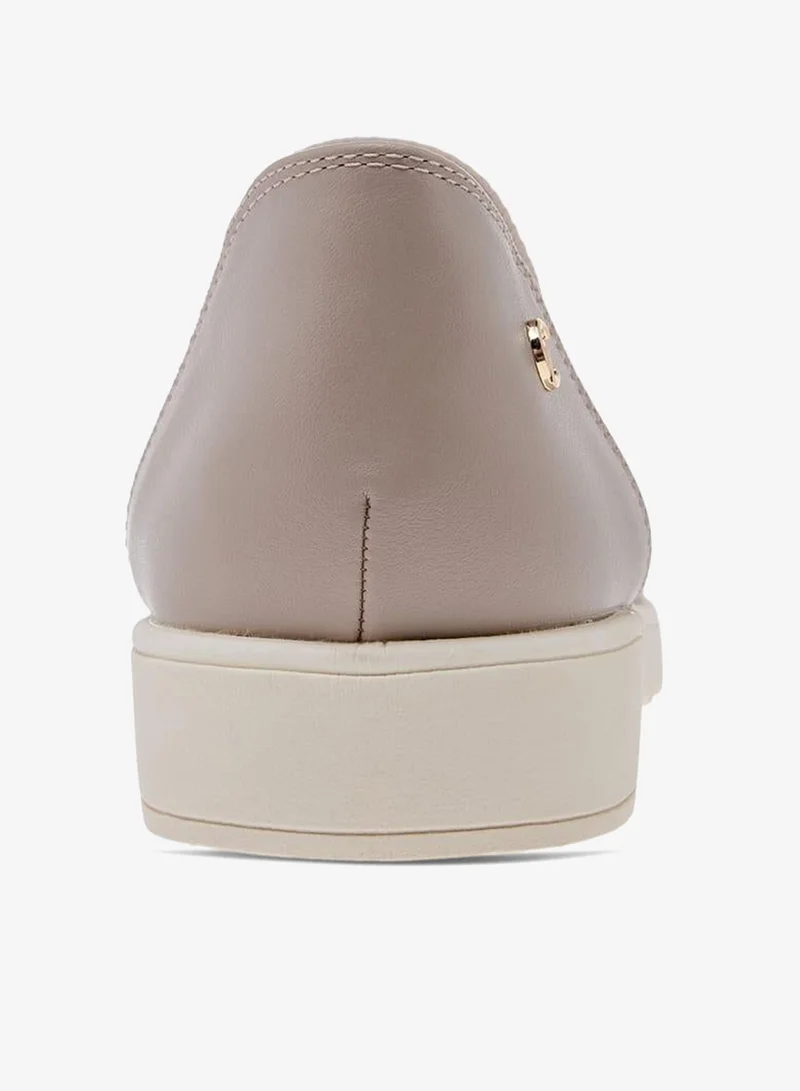 Le Confort BEIGE Women Textured Flyknit Shoes with Elasticated Strap for Women | Best Price UAE