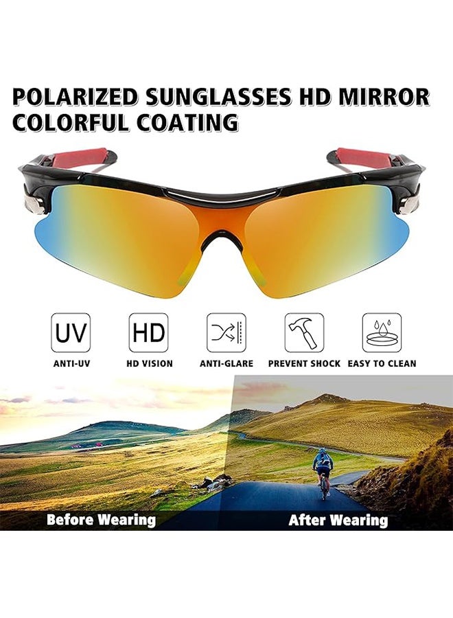 جي أس 2 جهاز كمبيوتر شخصي الرياضة في الهواء الطلق حماية الأشعة فوق البنفسجية نصف إطار النظارات الشمسية, UV400 حماية مستقطبة ركوب الدراجات السلامة الرياضة النظارات الشمسية, نظارات مقاومة للرياح للبيسبول الغولف, نظارات في الهواء الطلق للرجال المرأة - Image 3