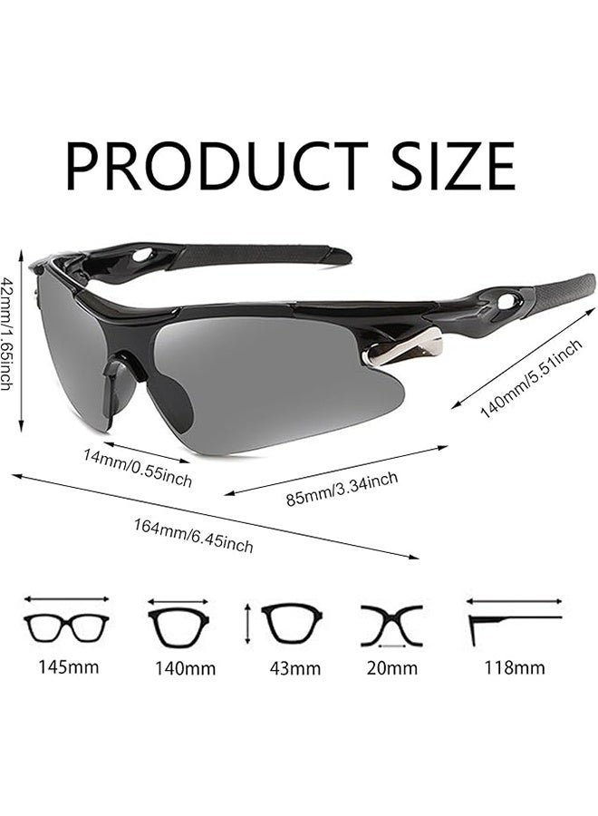 جي أس 2 جهاز كمبيوتر شخصي الرياضة في الهواء الطلق حماية الأشعة فوق البنفسجية نصف إطار النظارات الشمسية, UV400 حماية مستقطبة ركوب الدراجات السلامة الرياضة النظارات الشمسية, نظارات مقاومة للرياح للبيسبول الغولف, نظارات في الهواء الطلق للرجال المرأة - Image 2