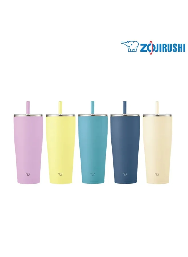 Zojirushi Zojirushi Stainless Steel Vacuum Insulated Tumbler with Straw 0.89L,Sand Beige (Cm)